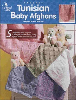cover of Tunisian Baby Afghans by Kim Guzman