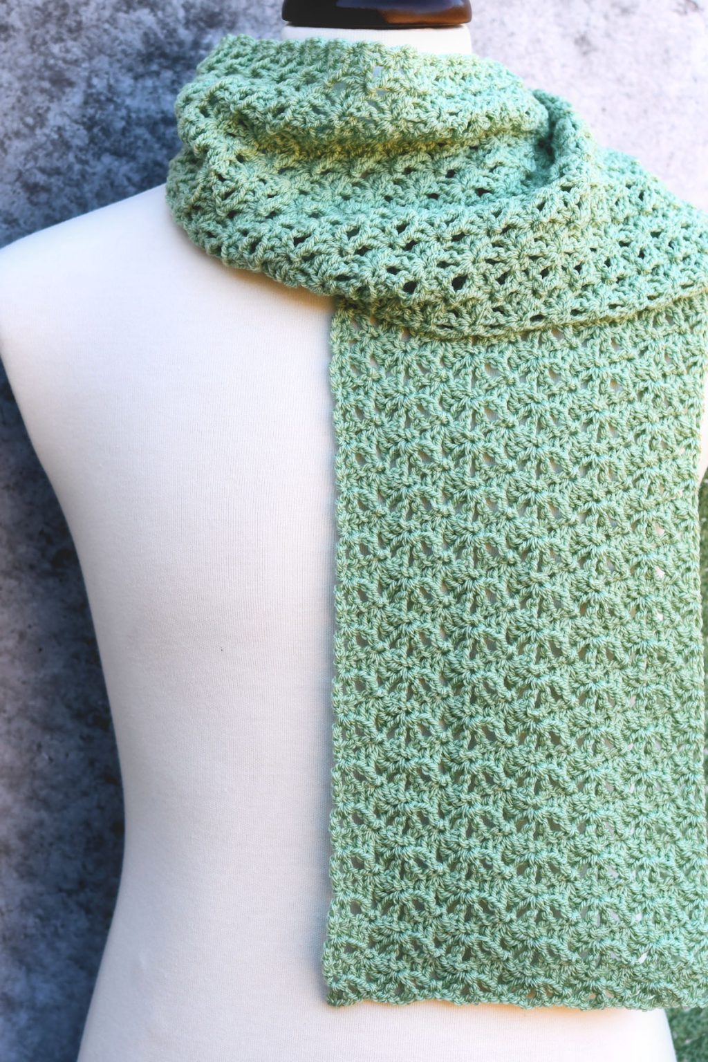 Easy Crochet Lace Scarf for Beginners Make It Crochet