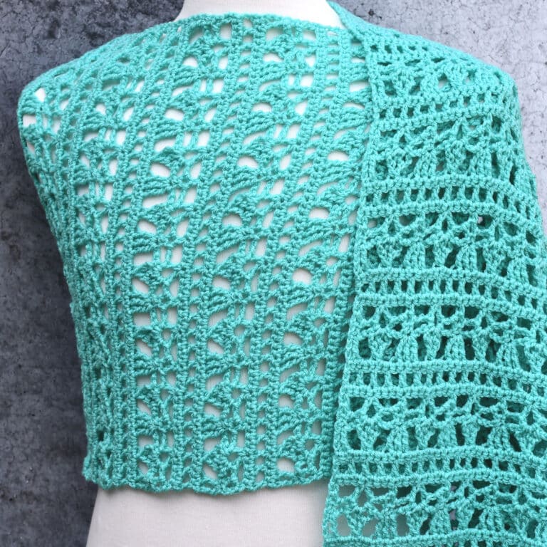 Rectangle Lace Shawl | Dancing in Cairo Free Crochet Pattern