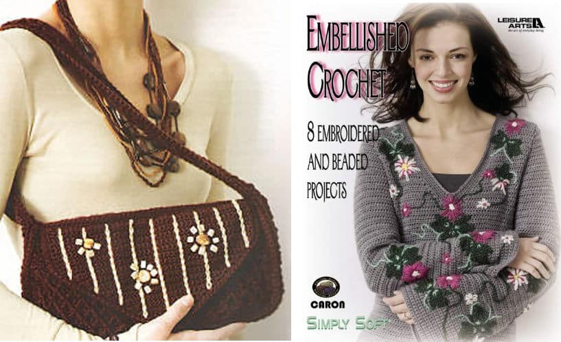 Chocolate Textured Purse by Kim Guzman, Embellished Crochet 2007