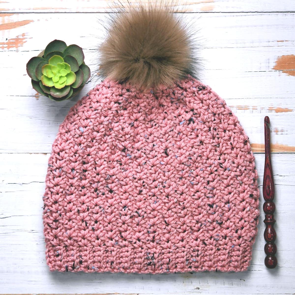 Impeccable Tweed Crochet Hat Pattern