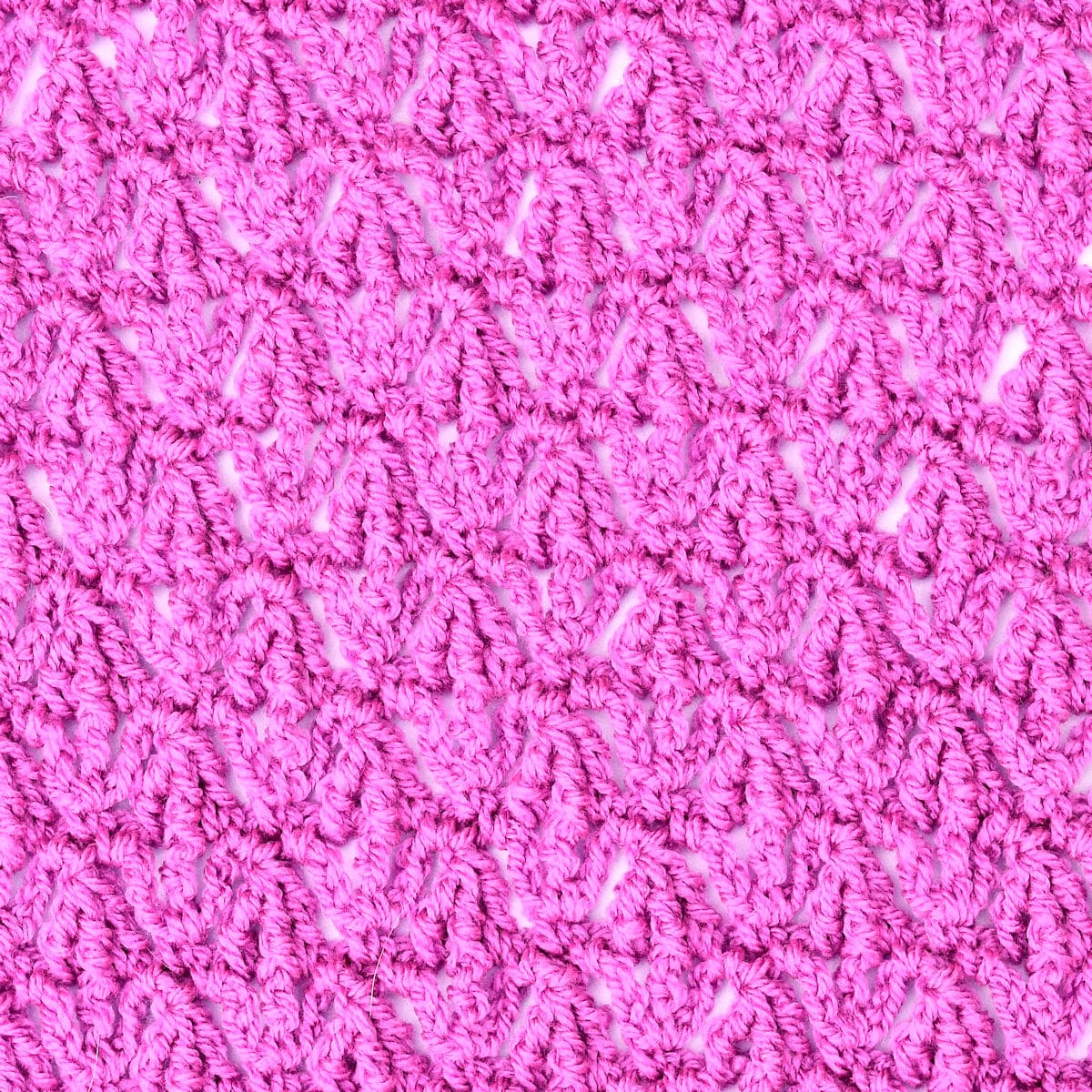 closeup of stitch pattern of Labyrinth crochet shawl pattern