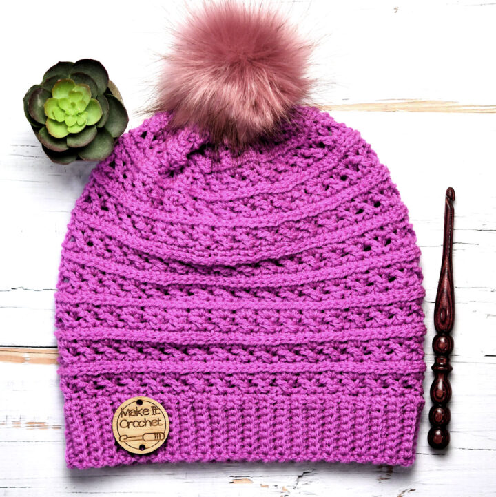 Lightweight Crochet Beanie Pattern Sweet Pea - Make It Crochet