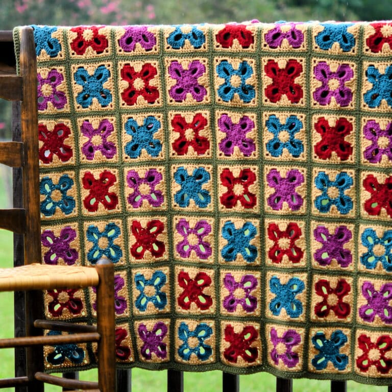 Trinity Jewels Lightweight Crochet Afghan Pattern