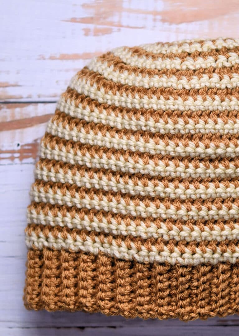 Beginner Beanie Hat Free Crochet Pattern - Make It Crochet