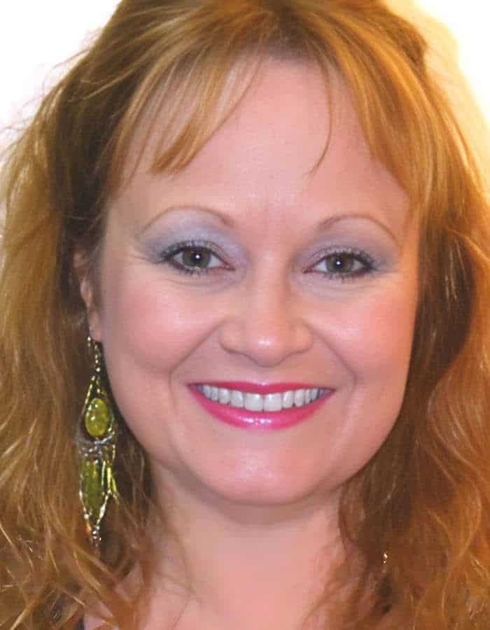Kim Guzman Tunisian crochet expert crochet pattern designer head shot