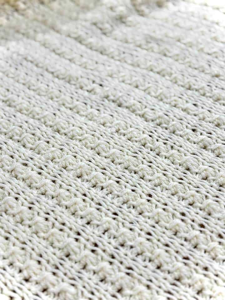 Tunisian Mini Cables Afghan free crochet pattern by Kim Guzman