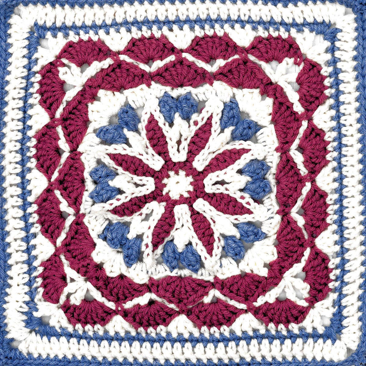Blueberry Pie 12″ Granny Square-image
