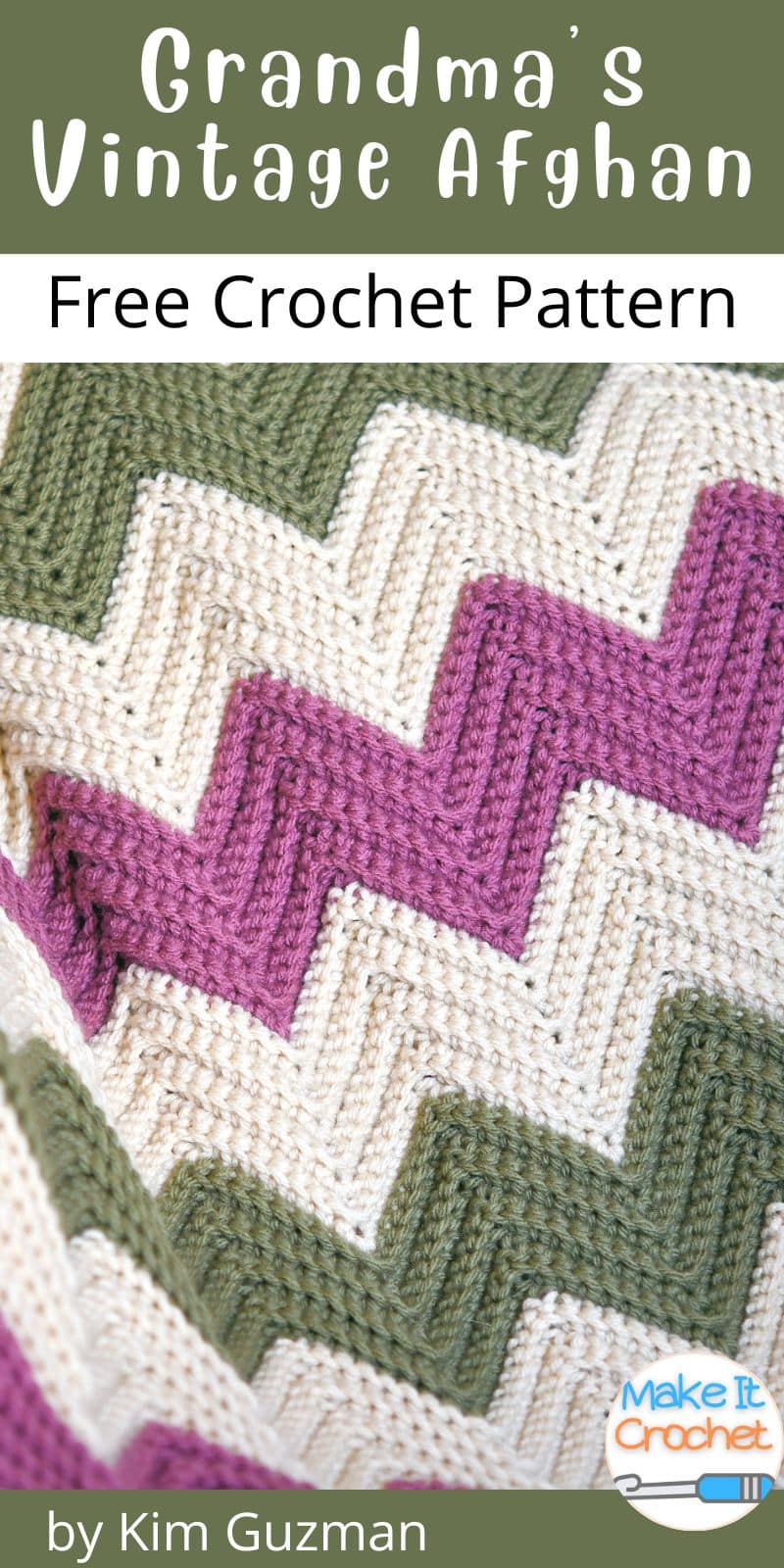 Grandma's Vintage Afghan pinterest cover image